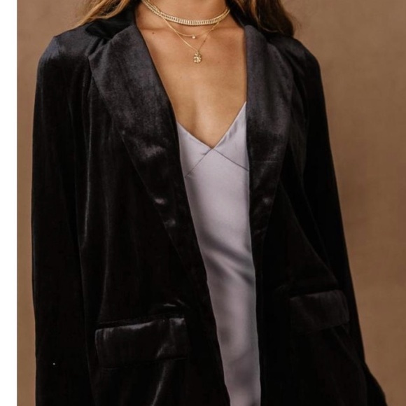 Velvet Blazer - Picture 2 of 9